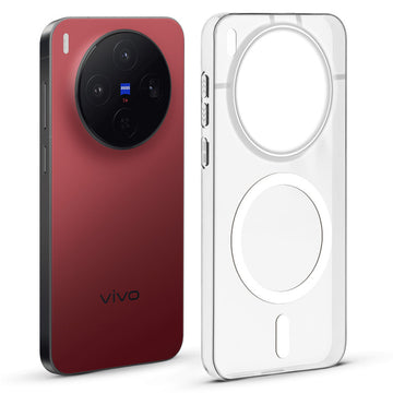 Anti-Yellow Colored Camera Line Case Support Wireless Charging Back Cover For Vivo X300 5G