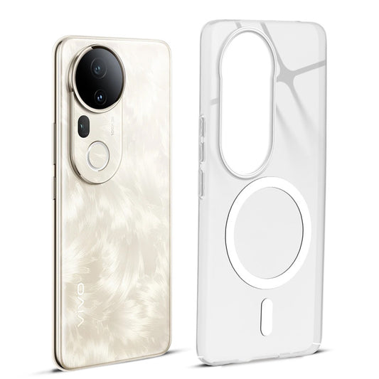 Anti-Yellow Scratch Resistant Case Support Magnetic Accessories Back Cover For Vivo T4 Ultra 5G