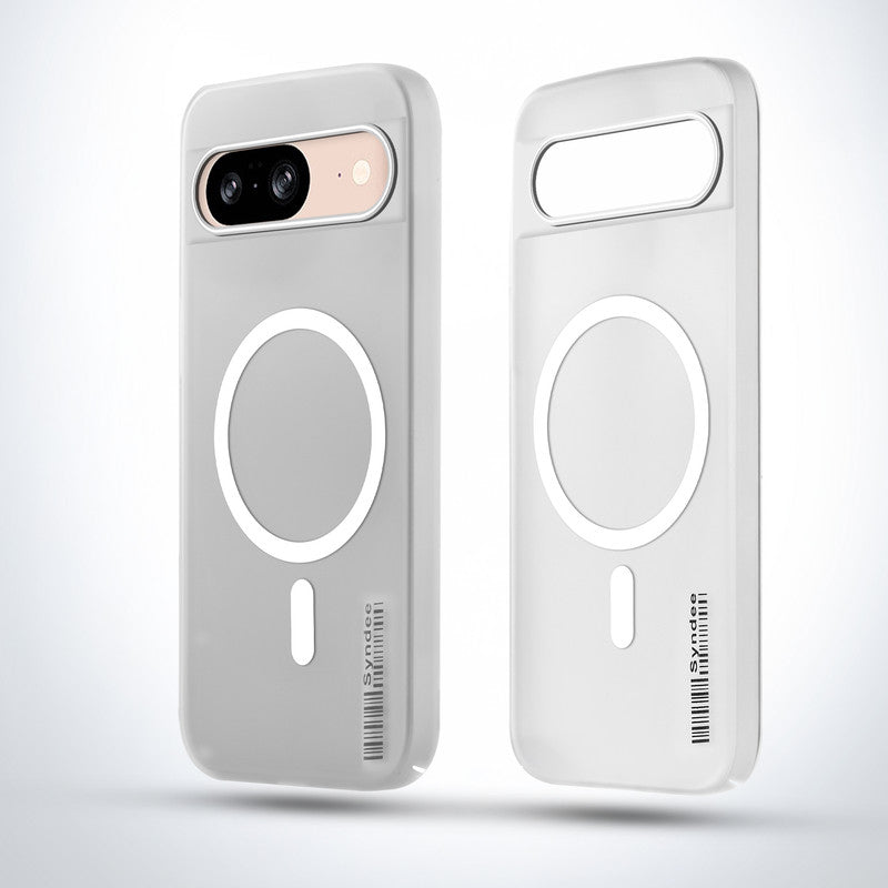 Frosted Sleek Matte Wireless Charging Support Back Cover Case for Google Pixel 8A With Raised Camera Protection