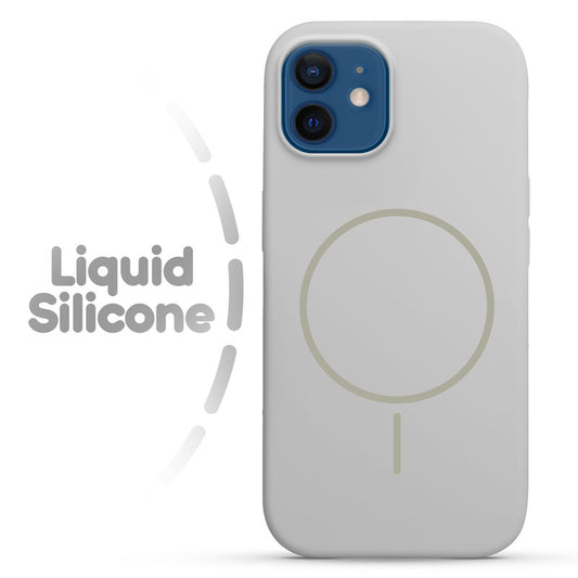 Cloud Feel Silicone Case for Apple iPhone 12 – Supports Wireless Charging