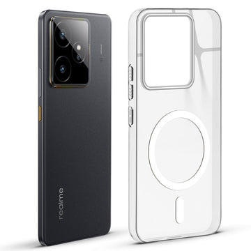 Anti-Yellow Colored Camera Line Case Support Magnetic Accessories Back Cover For Realme GT 7 5G