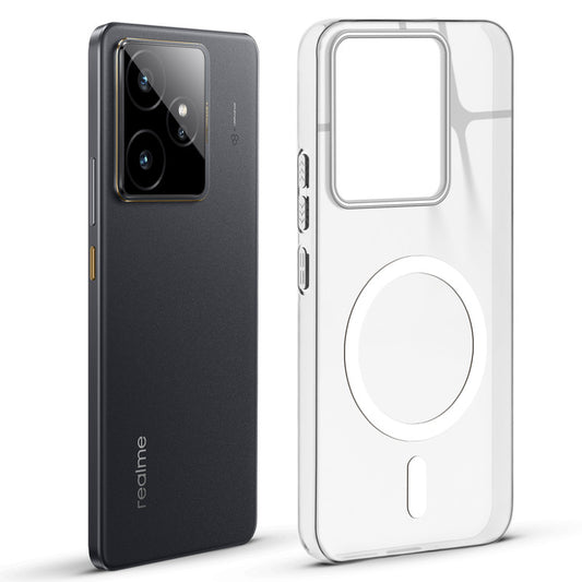 Anti-Yellow Scratch Resistant Case Support Magnetic Accessories Back Cover For Realme GT 7 5G