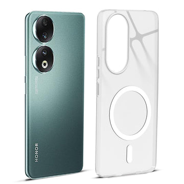 Anti-Yellow Colored Camera Line Case Support Magnetic Accessories Back Cover For Honor 90 5G