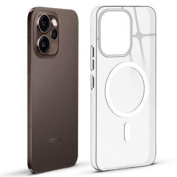 Anti-Yellow Scratch Resistant Case Support Magnetic Accessories Back Cover For Oppo Reno 15 Pro 5G