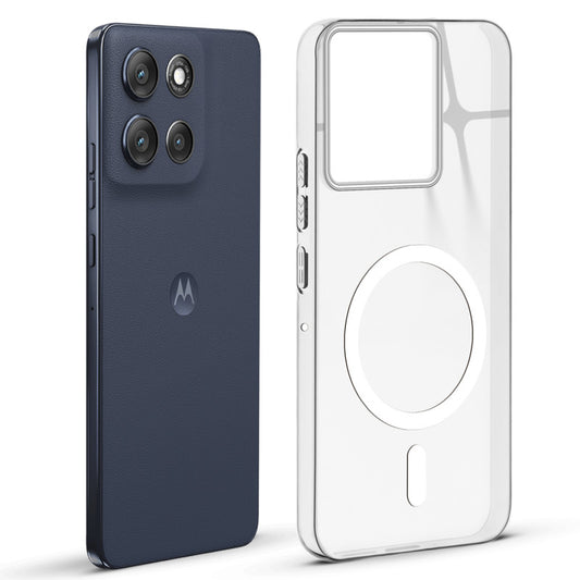 Anti-Yellow Scratch Resistant Case Support Magnetic Accessories Back Cover For Motorola G86 Power 5G