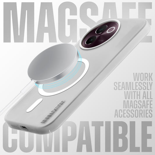 New Sleek Matte Wireless Charging Support Case For Vivo V30e 5G