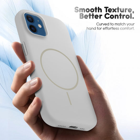 Cloud Feel Silicone Case for Apple iPhone 12 – Supports Wireless Charging