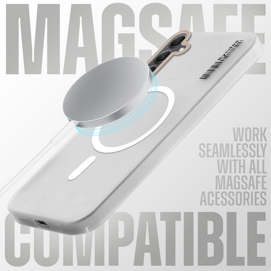 Colorful Frosted Matte Wireless Charging Support For Samsung A54 5G