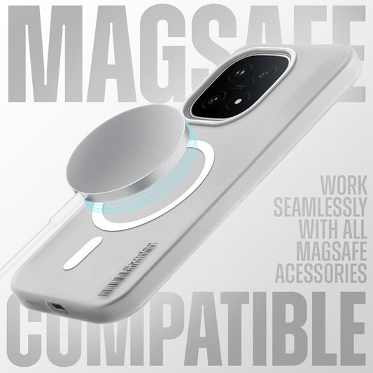 Frosted Sleek Matte Wireless Charging Support Back Cover Case for iQOO 15 5G With Raised Camera Protection