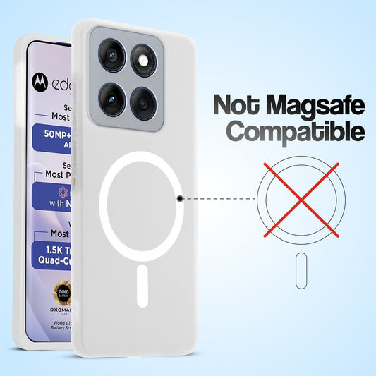 Classic Matte Silicone Back Case for Motorola Moto Edge 60 Pro 5G