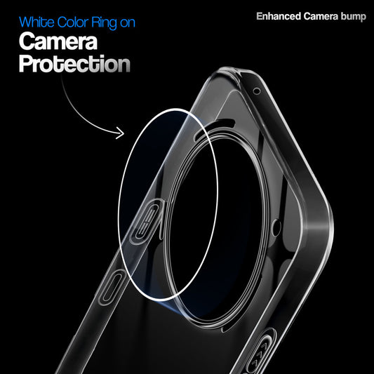 Crystal Clear Colorful Camera Ring Back Case for Nothing Phone 3A Pro 5G