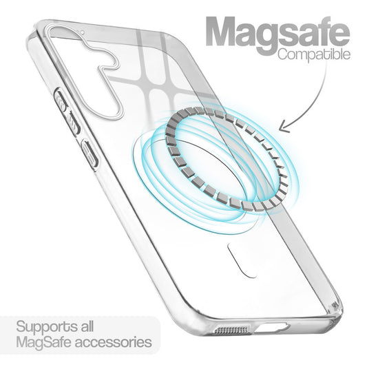 Glossy Hard Wireless Charging Support Case Samsung S24 5G