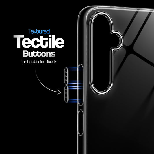 Crystal Clear Anti-Yellow Transparent Back Cover Case With Camera Ring Protection for Samsung A17 5G