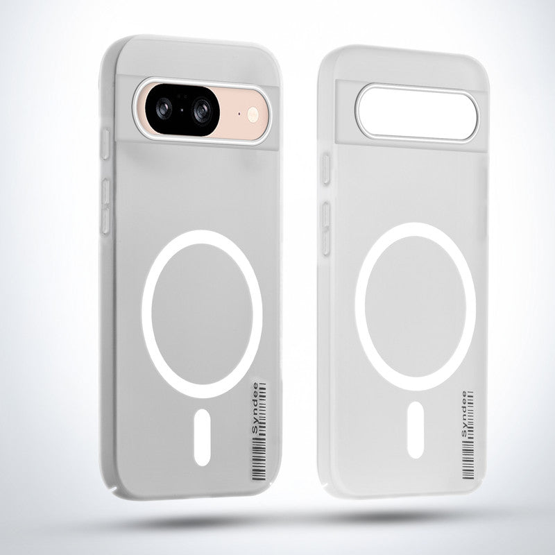 Frosted Sleek Matte Wireless Charging Support Back Cover Case for Google Pixel 8A With Raised Camera Protection