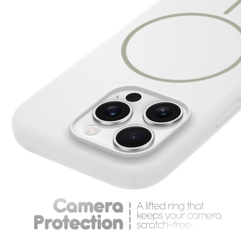 Cloud Feel Silicone Case for Apple iPhone 16 Pro – Supports Wireless Charging