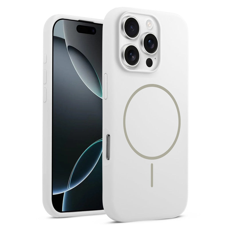 Cloud Feel Silicone Case for Apple iPhone 16 Pro – Supports Wireless Charging