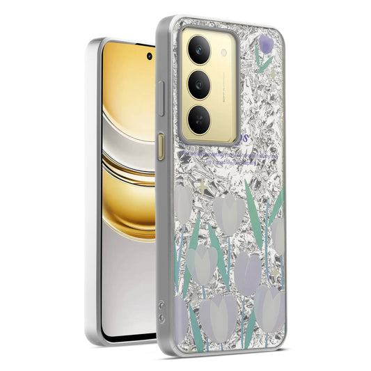 Shiny Foil Design Printed Back Case for Realme Narzo 80x 5G With Soft Edges with Glossy Semi-Hard Back