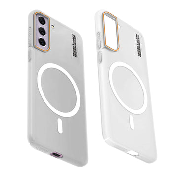 Colourful Frosted Matte Wireless Charging Support Back Cover Case for Samsung S21 FE 5G With Raised Camera Protection