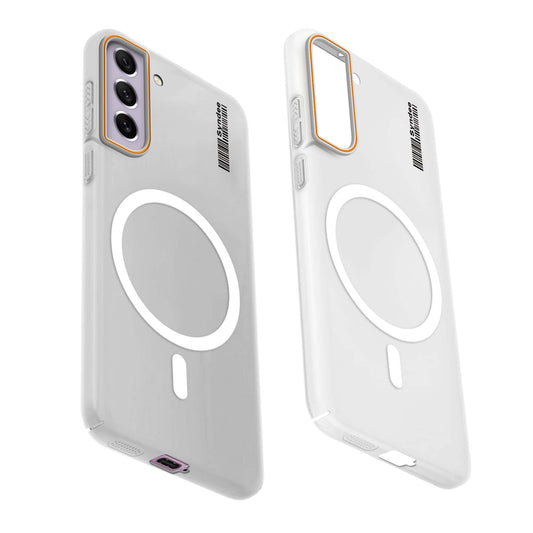 Colourful Frosted Matte Wireless Charging Support Back Cover Case for Samsung S21 FE 5G With Raised Camera Protection