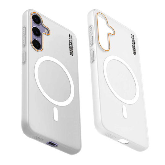 Colourful Frosted Matte Wireless Charging Support Back Cover Case for Samsung S25 Plus 5G With Raised Camera Protection