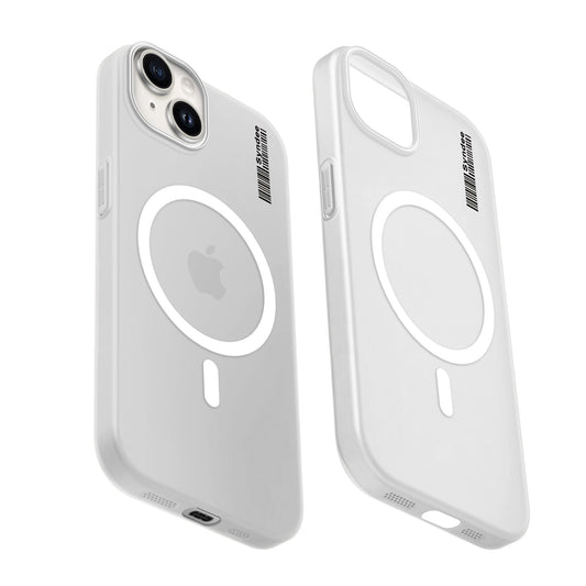 Frosted Sleek Matte Wireless Charging Support Back Cover Case For Apple iPhone 14 With Raised Camera Protection