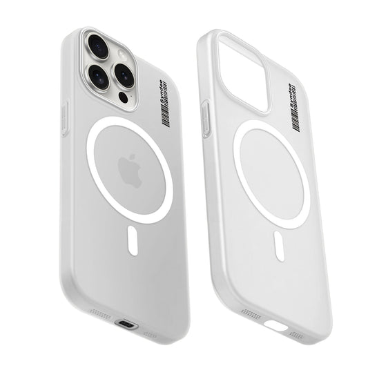 Frosted Sleek Matte Wireless Charging Support Back Cover Case For Apple iPhone 15 Pro With Raised Camera Protection