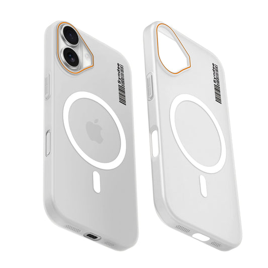Colourful Frosted Matte Wireless Charging Support Back Cover Case for Apple iPhone 16 With Raised Camera Protection