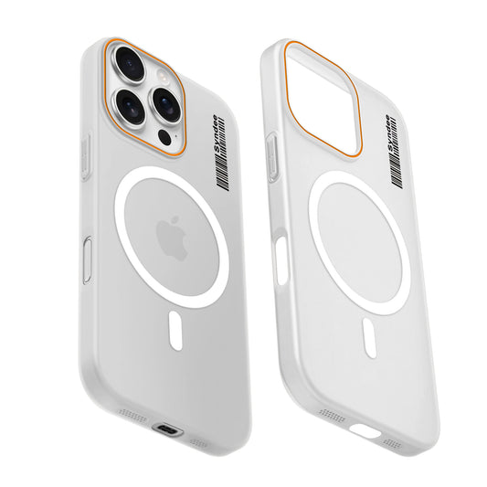 Colourful Frosted Matte Wireless Charging Support Back Cover Case for Apple iPhone 16 Pro With Raised Camera Protection