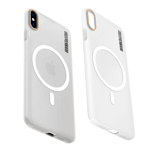 Colourful Frosted Matte Wireless Charging Support Back Cover Case for Apple iPhone XS With Raised Camera Protection