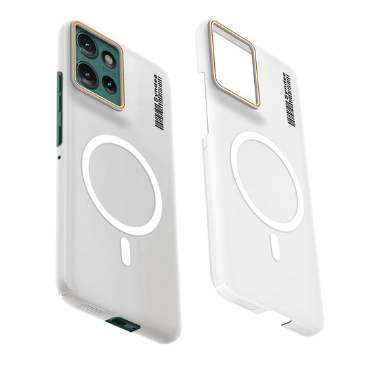 Colorful Frosted Matte Wireless Charging Support For Motorola Moto Edge 50 5G