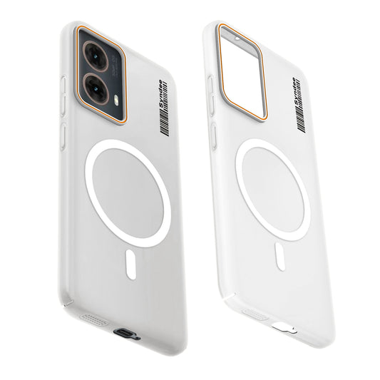 Colourful Frosted Matte With Raised Camera Protection Back Cover Case For Motorola Moto G85 5G