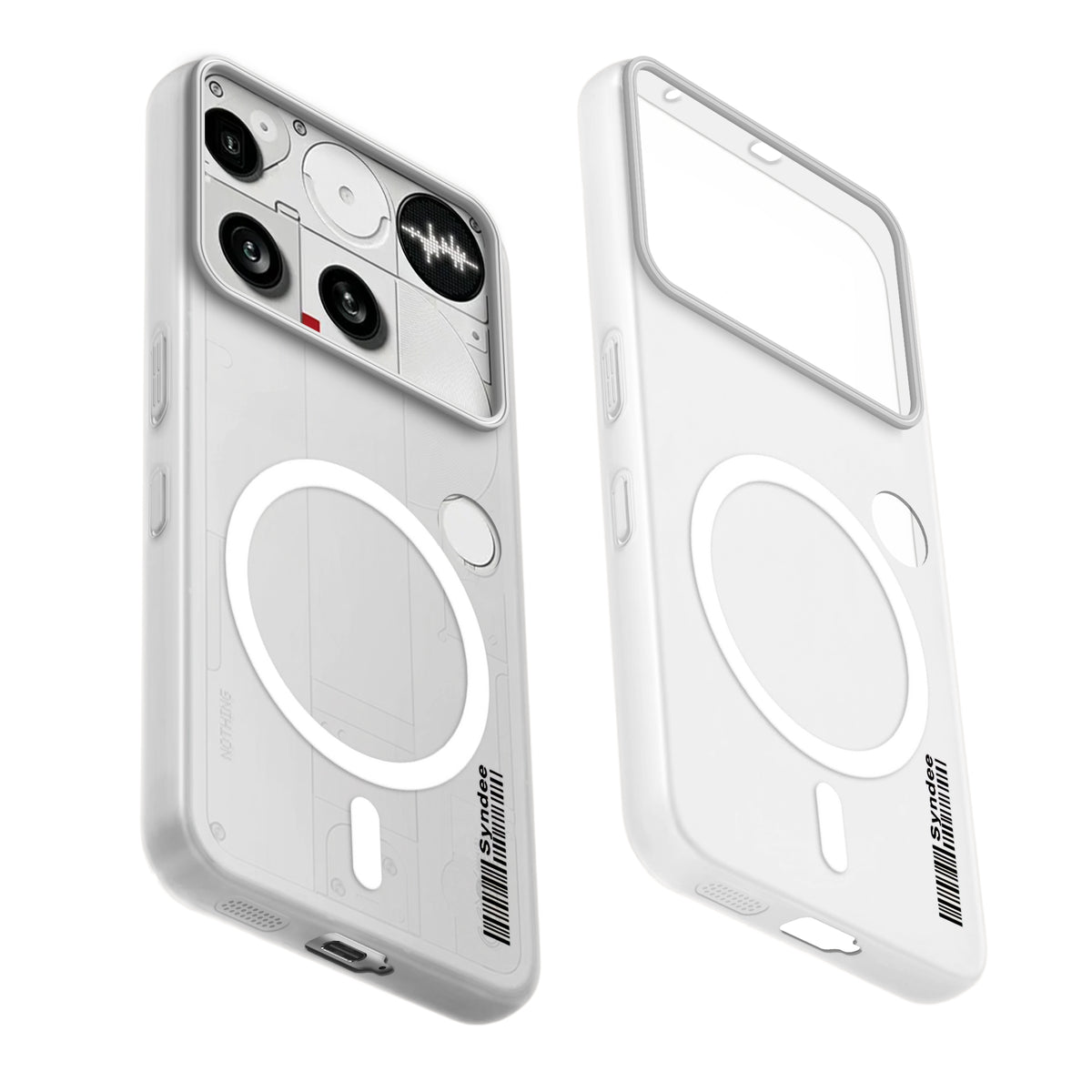 Frosted Sleek Matte Wireless Charging Support Back Cover Case for Nothing Phone 3 5G With Raised Camera Protection