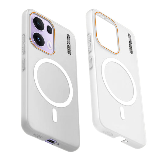 Colourful Frosted Matte Wireless Charging Support Back Cover Case for Oppo Reno 13 Pro 5G With Raised Camera Protection