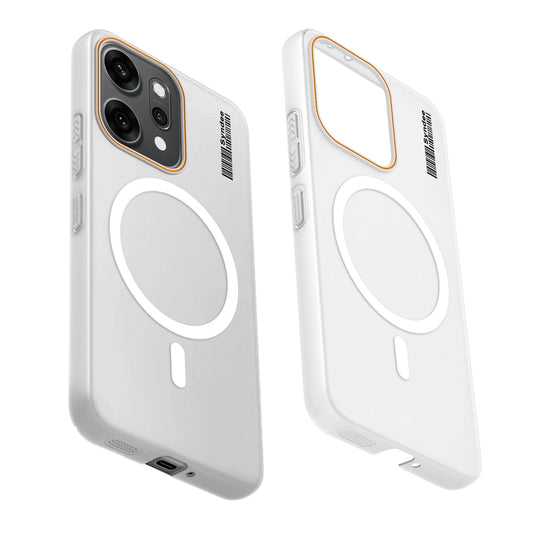 Colourful Frosted Matte Wireless Charging Support Back Cover Case for Oppo Reno 14 Pro 5G With Raised Camera Protection
