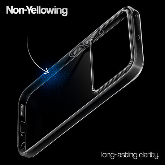 Crystal Clear Anti-Yellow Transparent Back Cover Case With Camera Ring Protection for Realme P4 5G