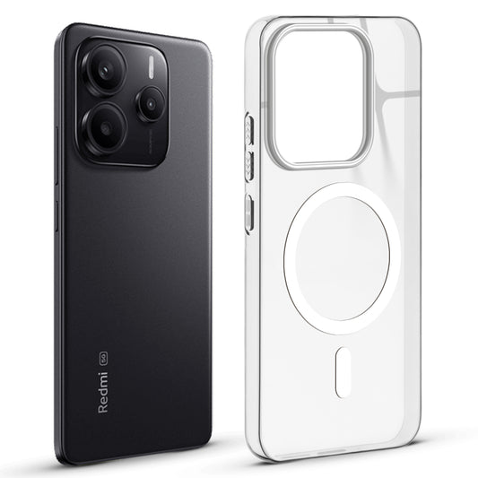 Anti-Yellow Scratch Resistant Case Support Magnetic Accessories Back Cover For Redmi Note 14 5G