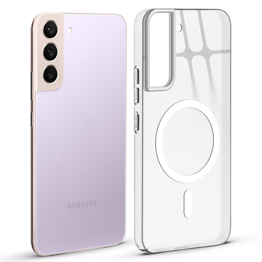 Anti-Yellow Scratch Resistant Case Support Wireless Charging Back Cover For Samsung S22 Plus 5G