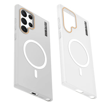 Colourful Frosted Matte Wireless Charging Support Back Cover Case for Samsung S22 Ultra 5G With Raised Camera Protection