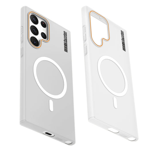 Colourful Frosted Matte Wireless Charging Support Back Cover Case for Samsung S22 Ultra 5G With Raised Camera Protection