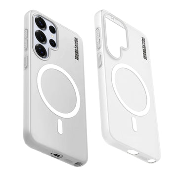 Frosted Sleek Matte Wireless Charging Support Back Cover Case For Samsung S25 Ultra 5G With Raised Camera Protection