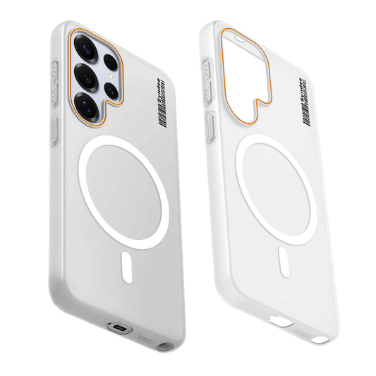 Colourful Frosted Matte Wireless Charging Support Back Cover Case for Samsung S25 Ultra 5G With Raised Camera Protection