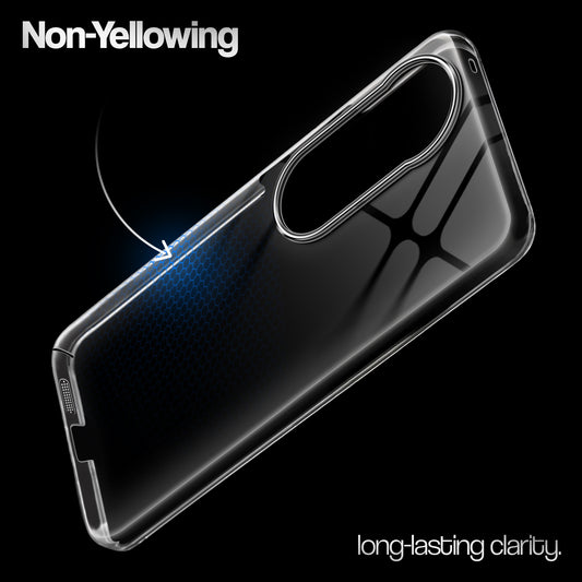 Crystal Clear Anti-Yellow Transparent Back Cover Case With Camera Ring Protection for Vivo V60 5G