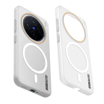Colourful Frosted Matte Wireless Charging Support Back Cover Case for Vivo X200 5G With Raised Camera Protection