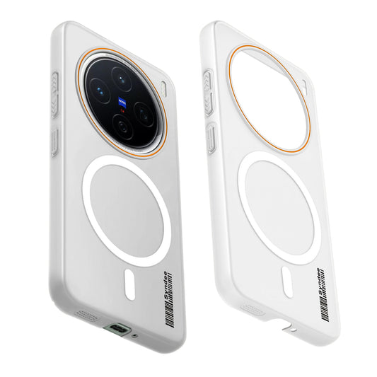 Colourful Frosted Matte Wireless Charging Support Back Cover Case for Vivo X200 5G With Raised Camera Protection