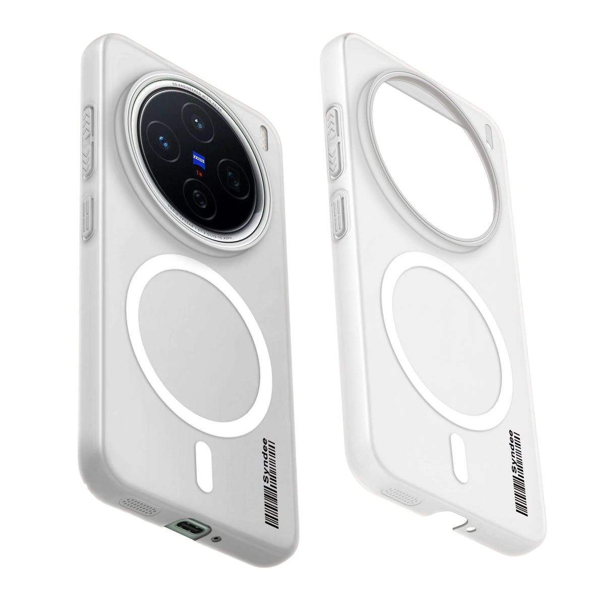 Frosted Sleek Matte Wireless Charging Support Back Cover Case for Vivo X200 5G With Raised Camera Protection