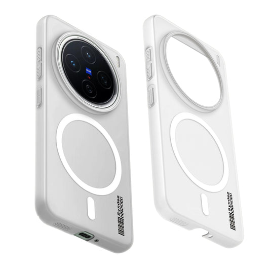 Frosted Sleek Matte Wireless Charging Support Back Cover Case for Vivo X200 5G With Raised Camera Protection