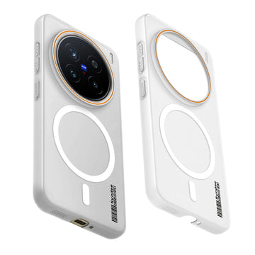 Colourful Frosted Matte Wireless Charging Support Back Cover Case for Vivo X200 Pro 5G With Raised Camera Protection