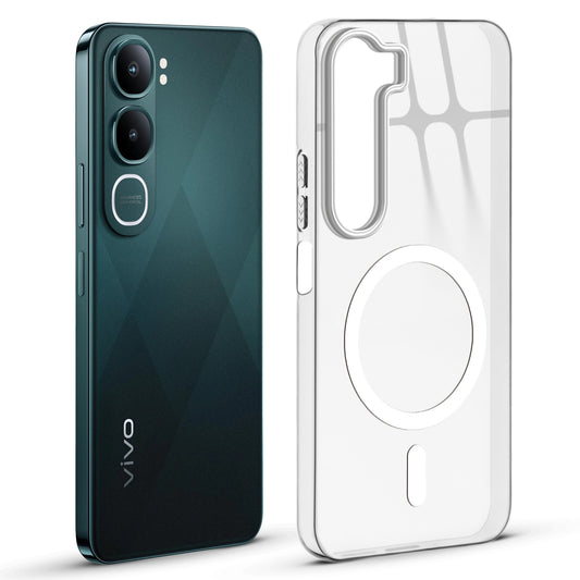 Anti-Yellow Scratch Resistant Case Support Magnetic Accessories Back Cover For Vivo Y31 5G