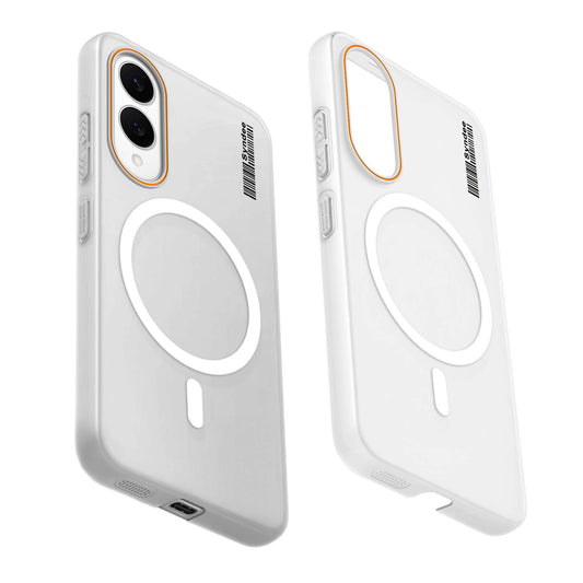 Colourful Frosted Matte Wireless Charging Support Back Cover Case for Samsung S25 Edge With Raised Camera Protection