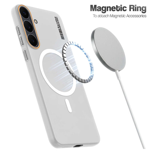 Colourful Frosted Matte Wireless Charging Support Back Cover Case for Samsung S25 FE 5G With Raised Camera Protection